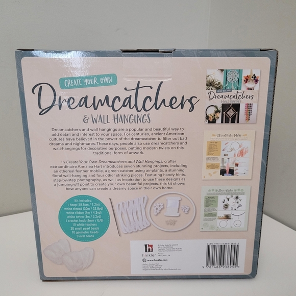 Dreamcatcher Kit By Hinkler Books Create Your Own Wall Hanging DIY Kit Crafts - Picture 2 of 6